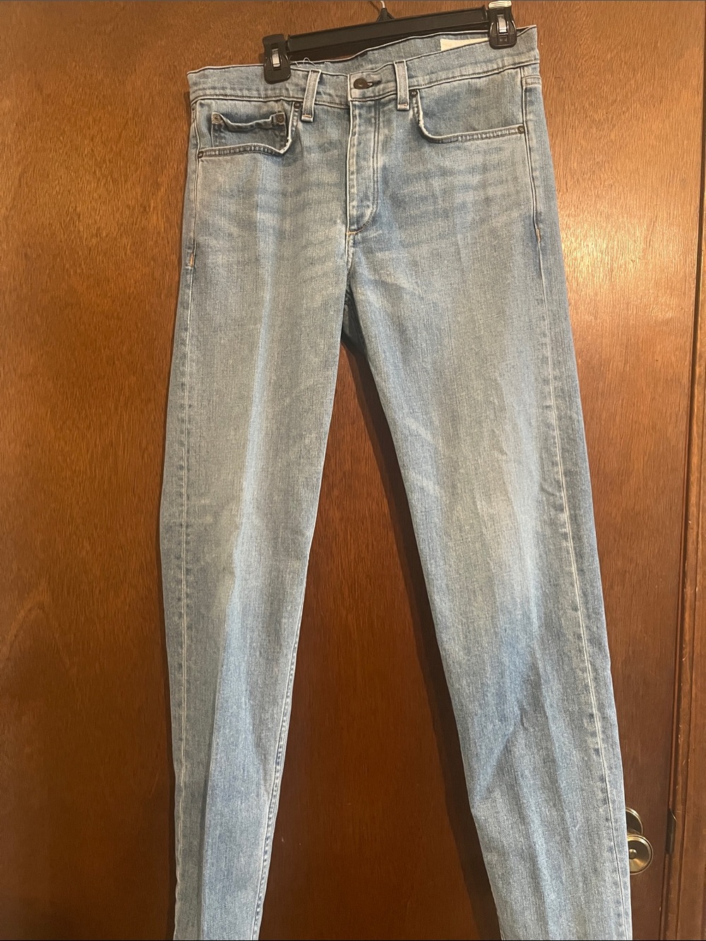 Rag & Bone Light Wash Slim 2 Fit Straight Jeans 33x32